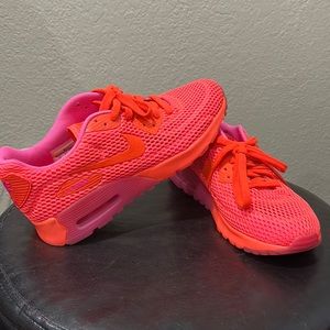 Nike Air! Pink and orange neon shoes!